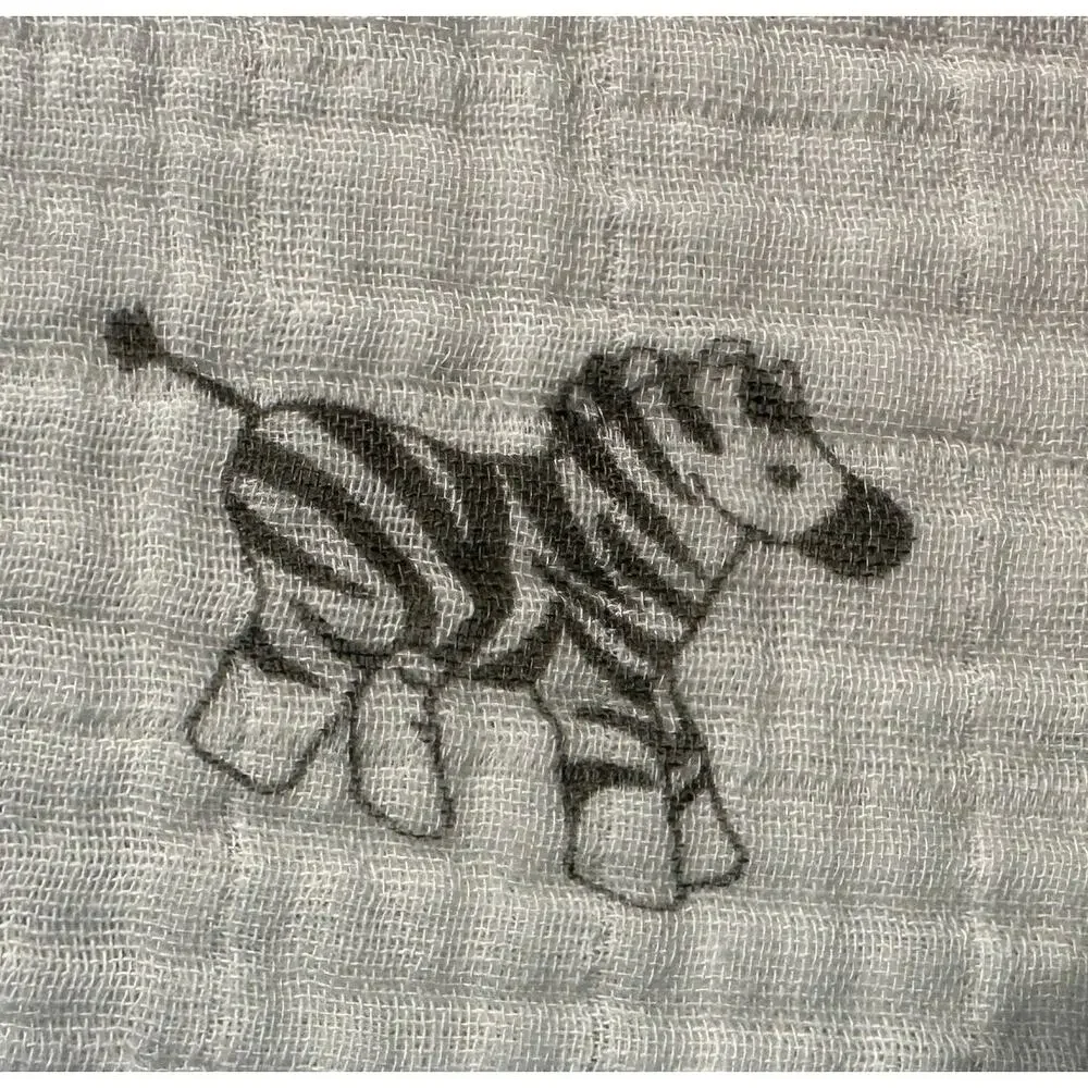 Amazing Baby Newborn Swaddle Muslin Zebra Print Nursery Premium Cotton